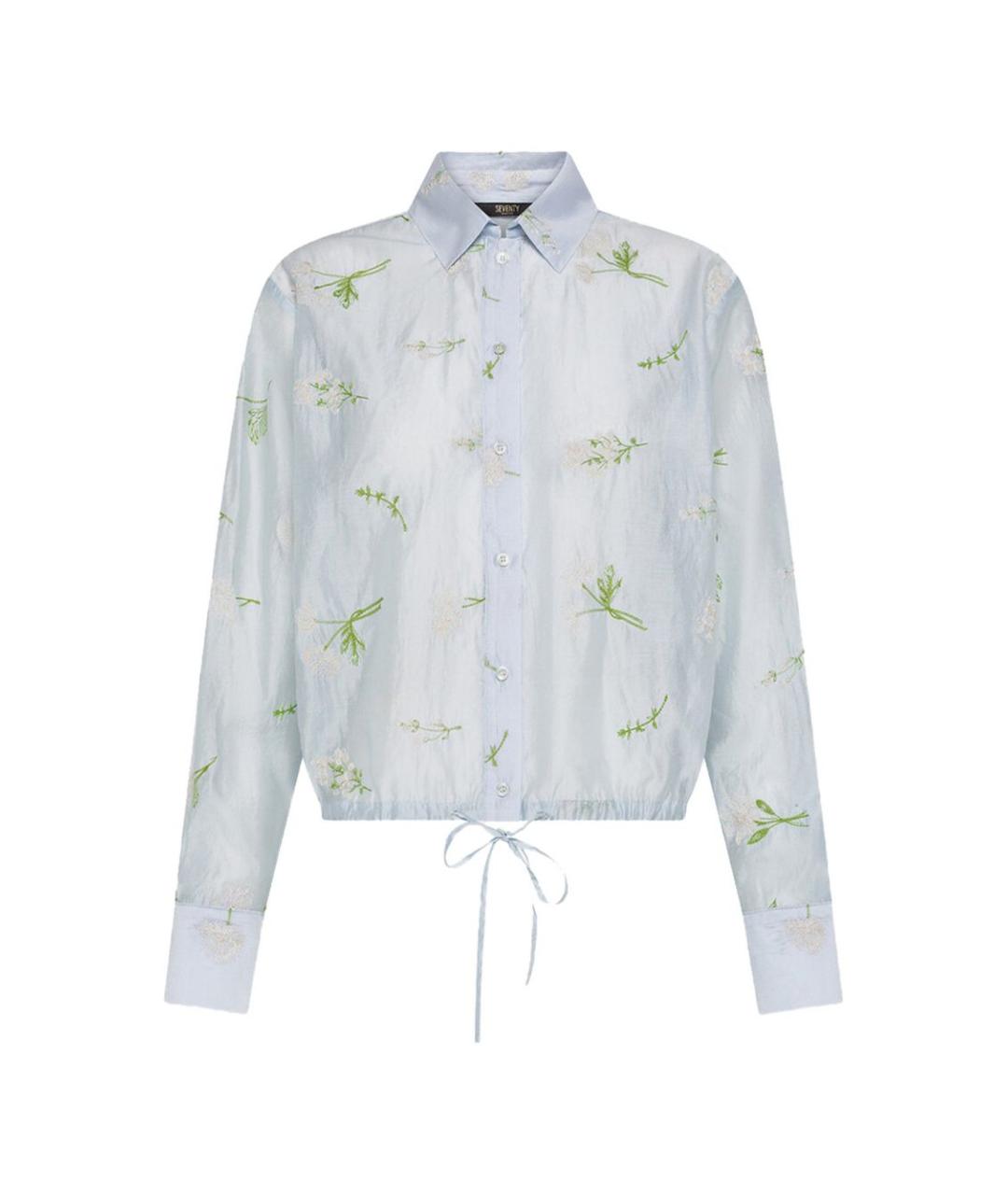 SEVENTY Голубая вискозная рубашка, фото 1