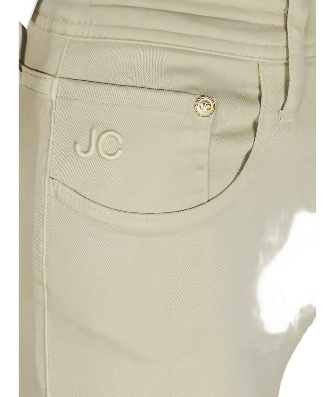 JACOB COHEN Желтые хлопковые джинсы слим, фото 2