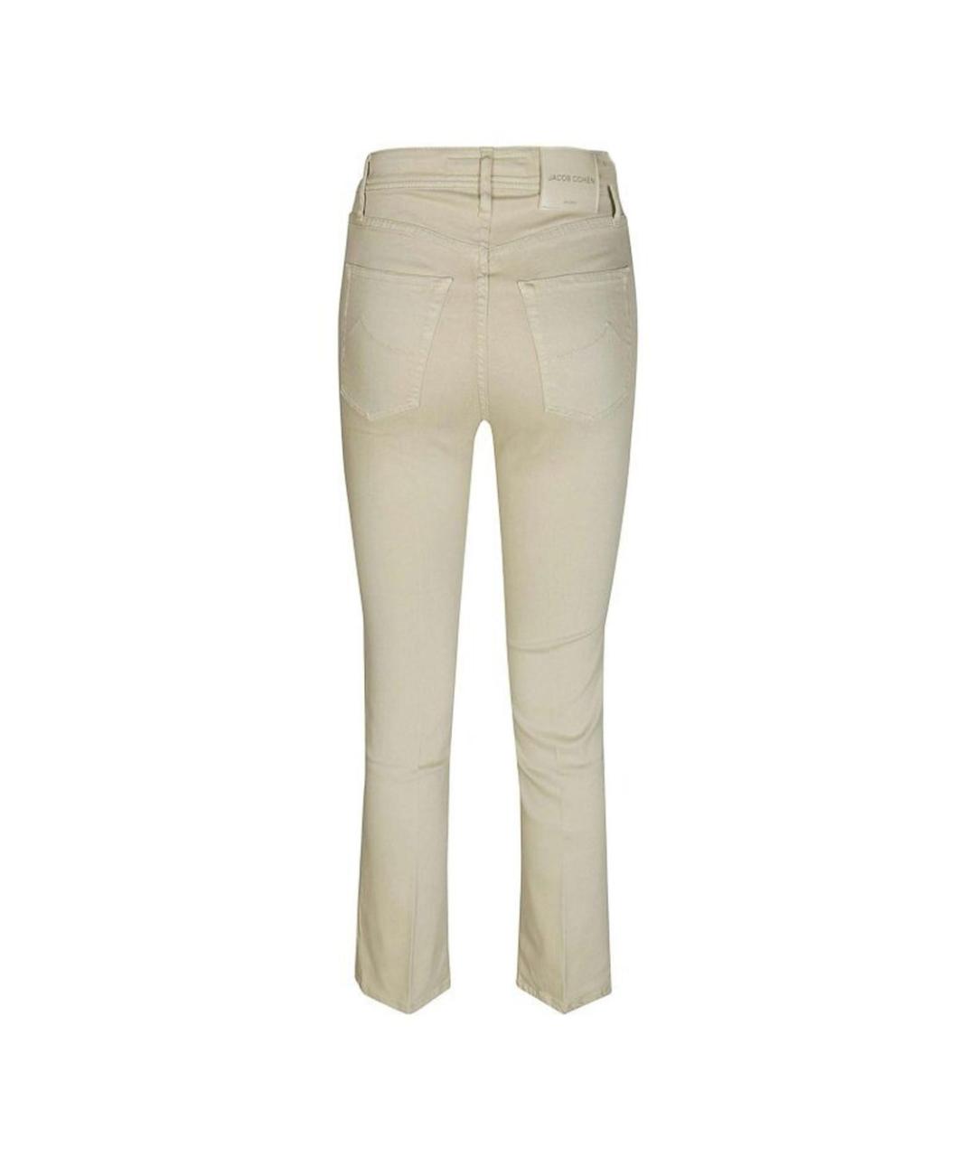 JACOB COHEN Желтые хлопковые джинсы слим, фото 3