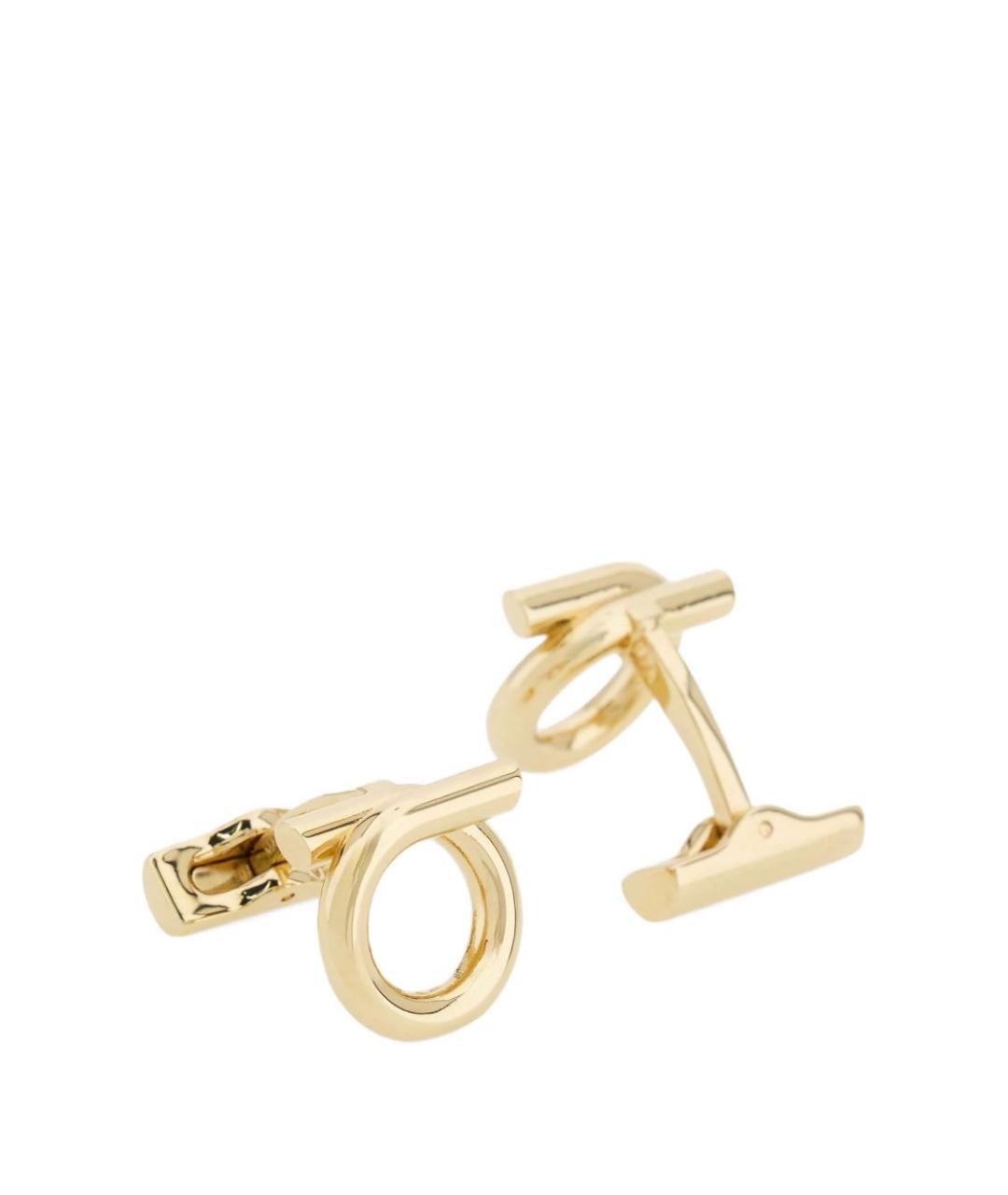 FERRAGAMO Золотые металлические серьги, фото 4