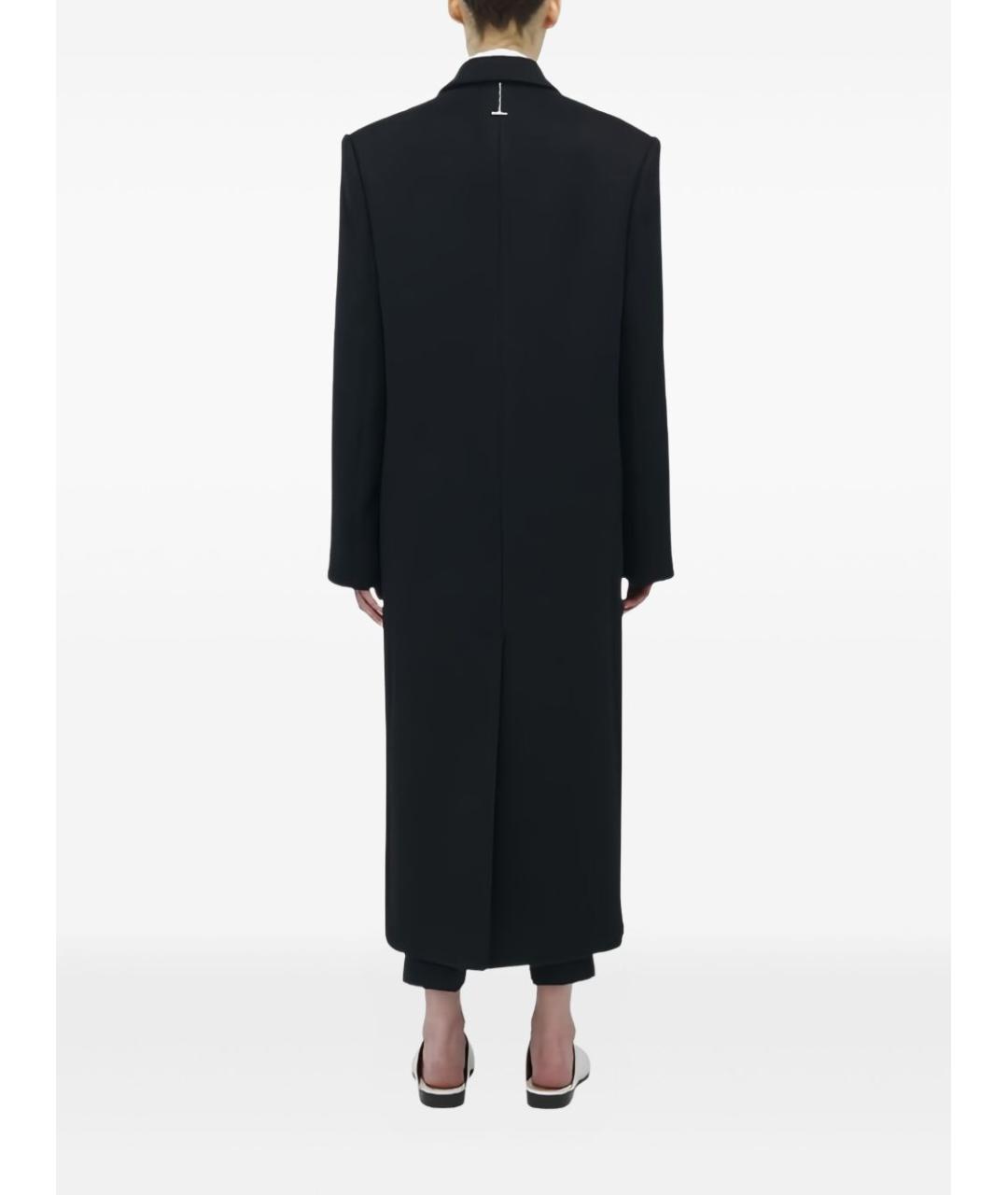 ALEXANDER MCQUEEN Черное шерстяное пальто, фото 3