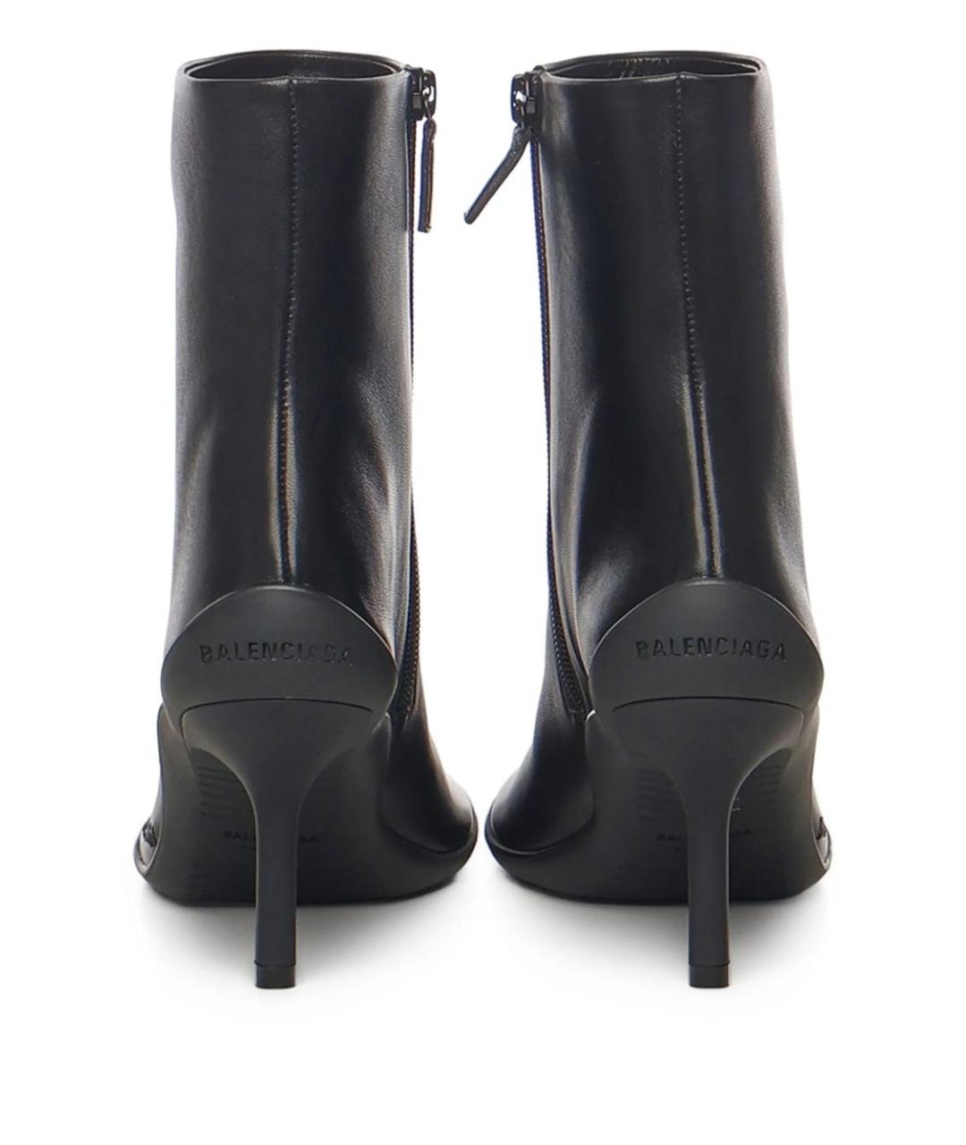 BALENCIAGA Черные ботинки, фото 4