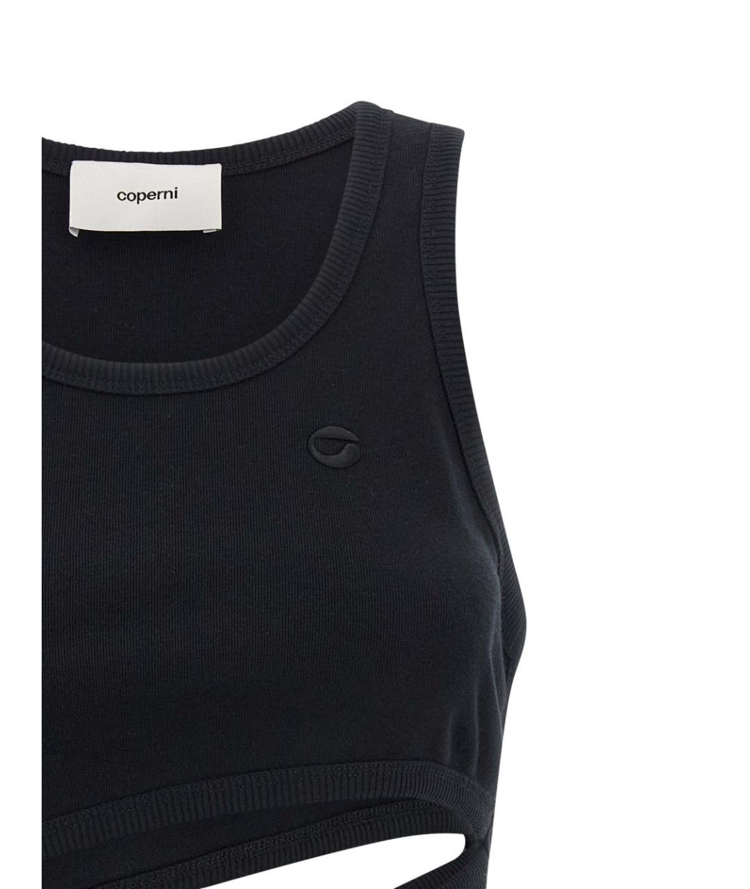 COPERNI Черная хлопковая майка, фото 3