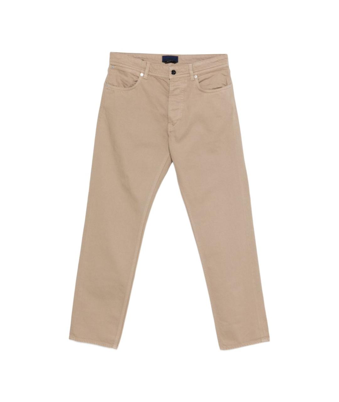 STONE ISLAND Бежевые повседневные брюки, фото 1