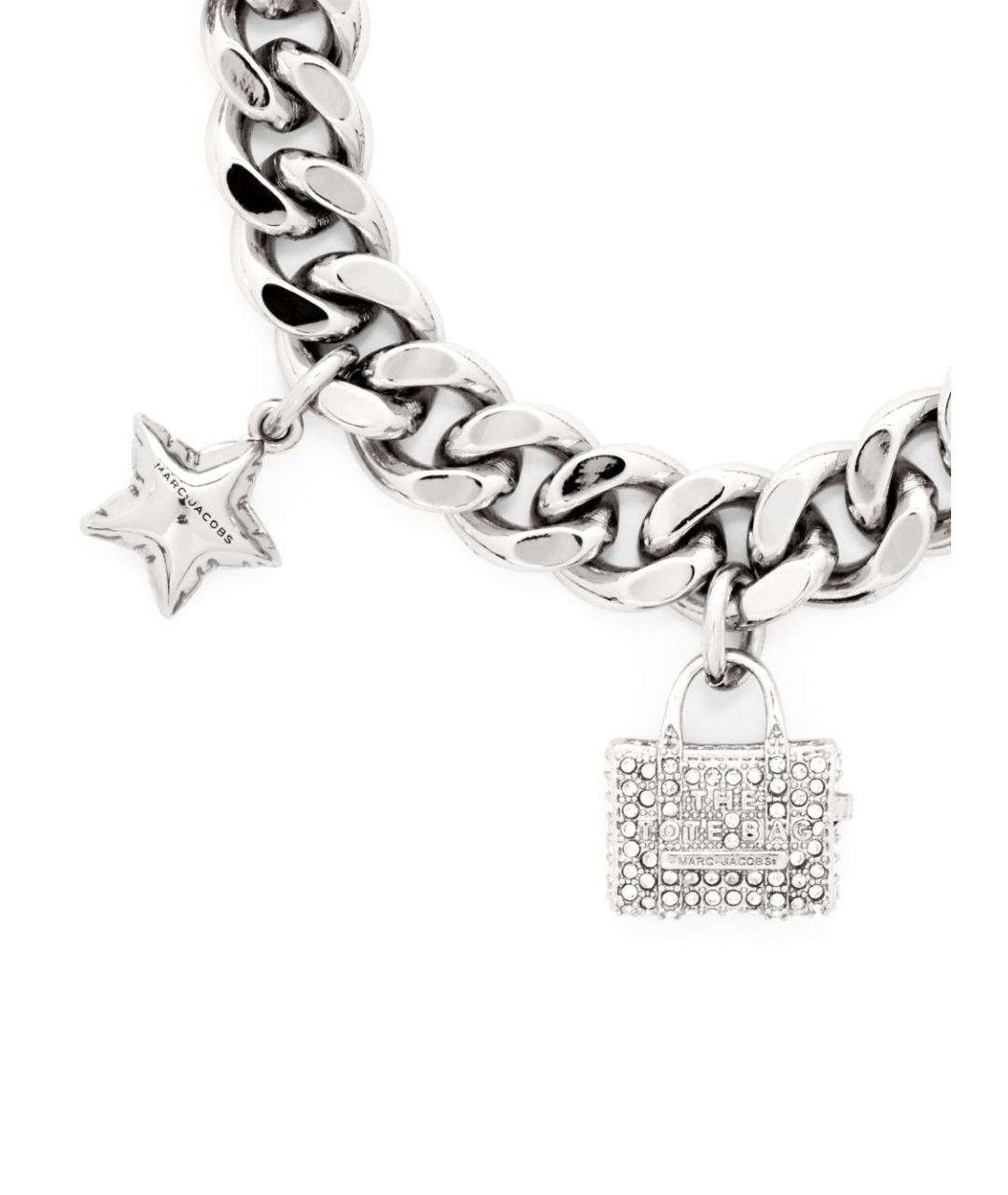 MARC JACOBS Серебрянный металлический браслет, фото 4