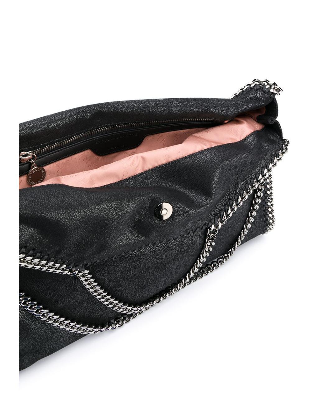 STELLA MCCARTNEY Черная сумка тоут из искусственной кожи, фото 2