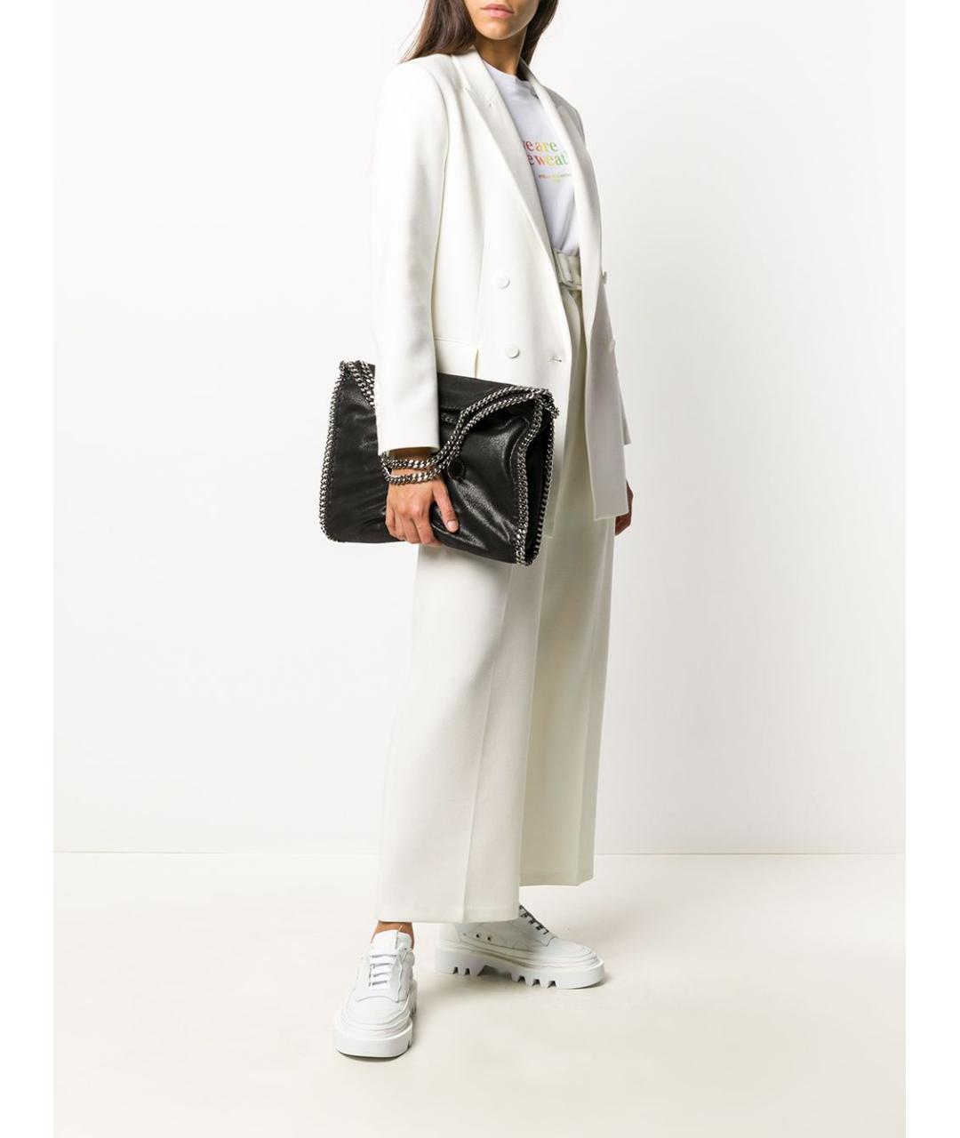 STELLA MCCARTNEY Черная сумка тоут из искусственной кожи, фото 5