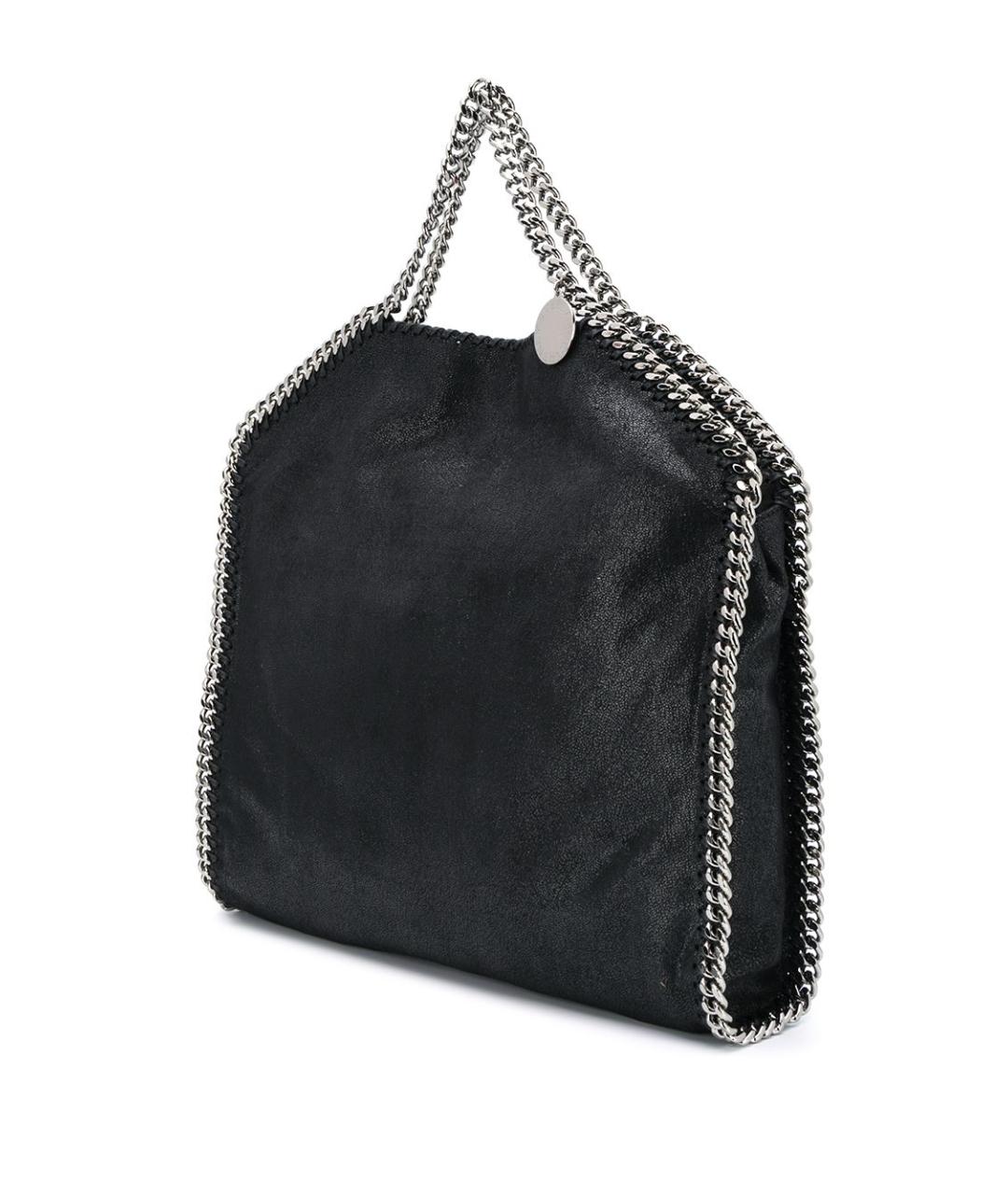 STELLA MCCARTNEY Черная сумка тоут из искусственной кожи, фото 4