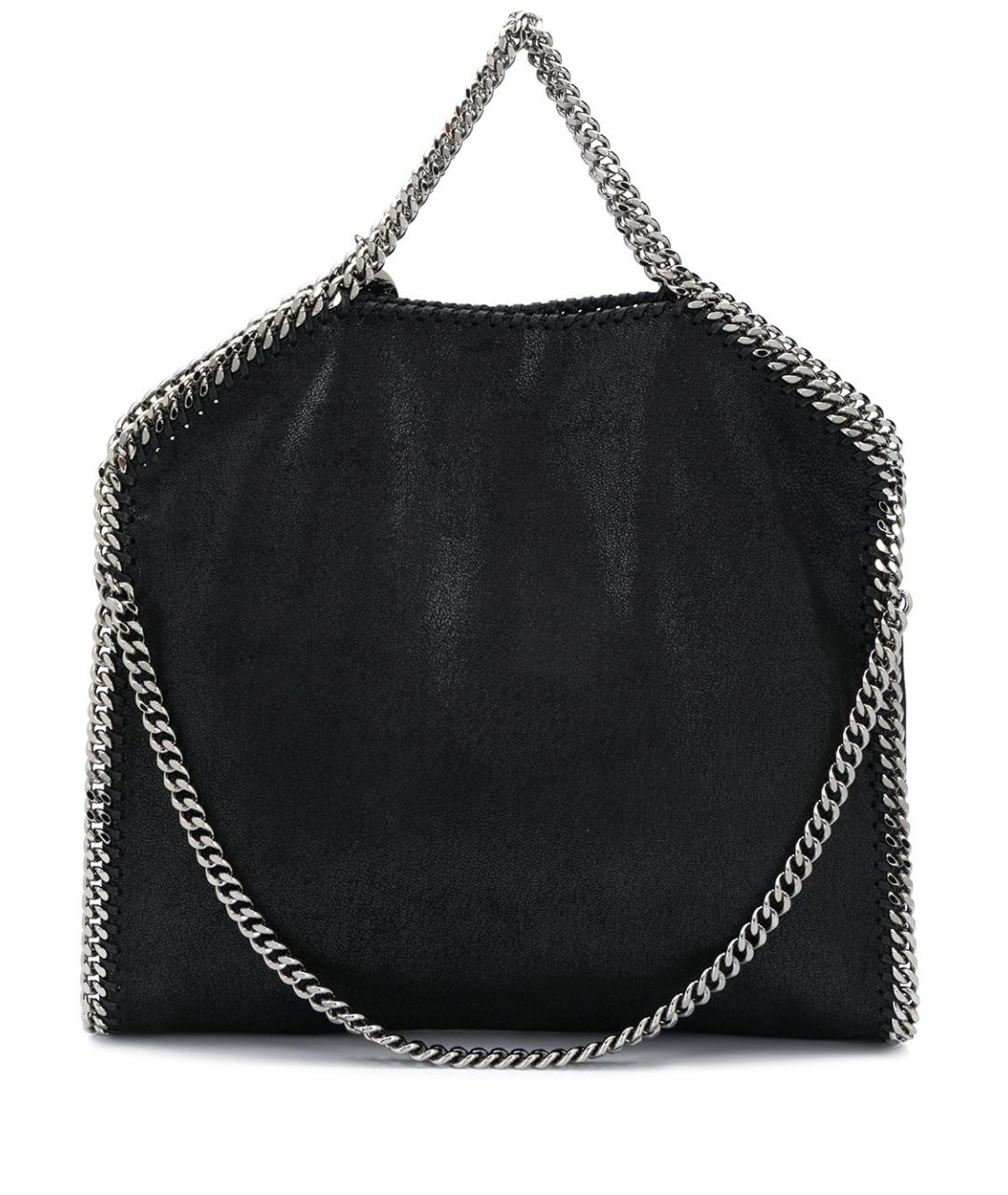 STELLA MCCARTNEY Черная сумка тоут из искусственной кожи, фото 1