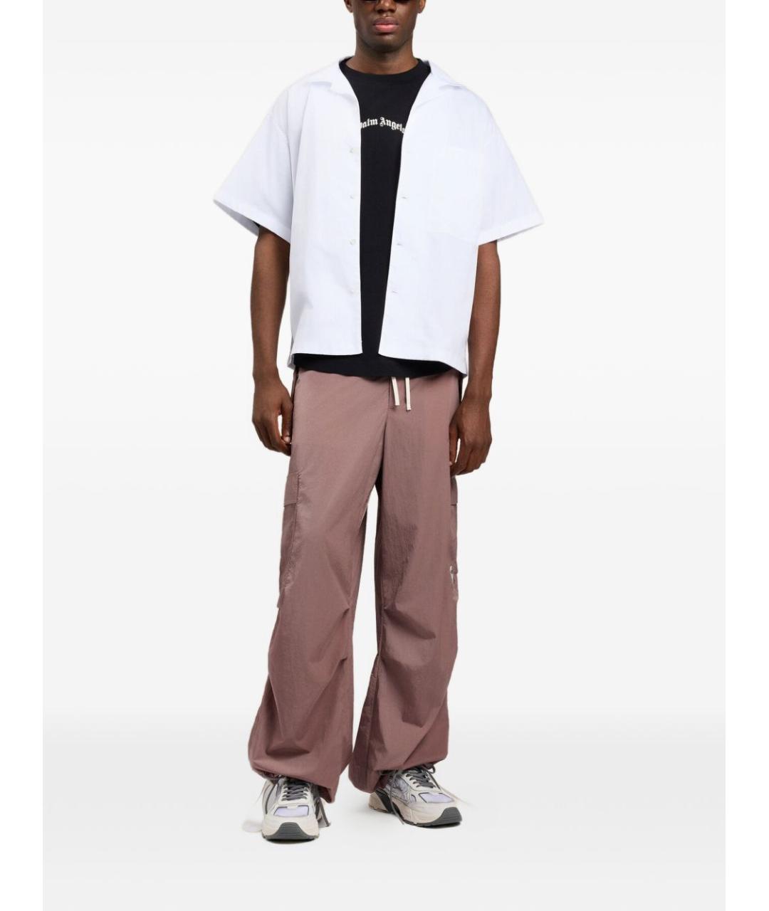 PALM ANGELS Черная хлопковая футболка, фото 2