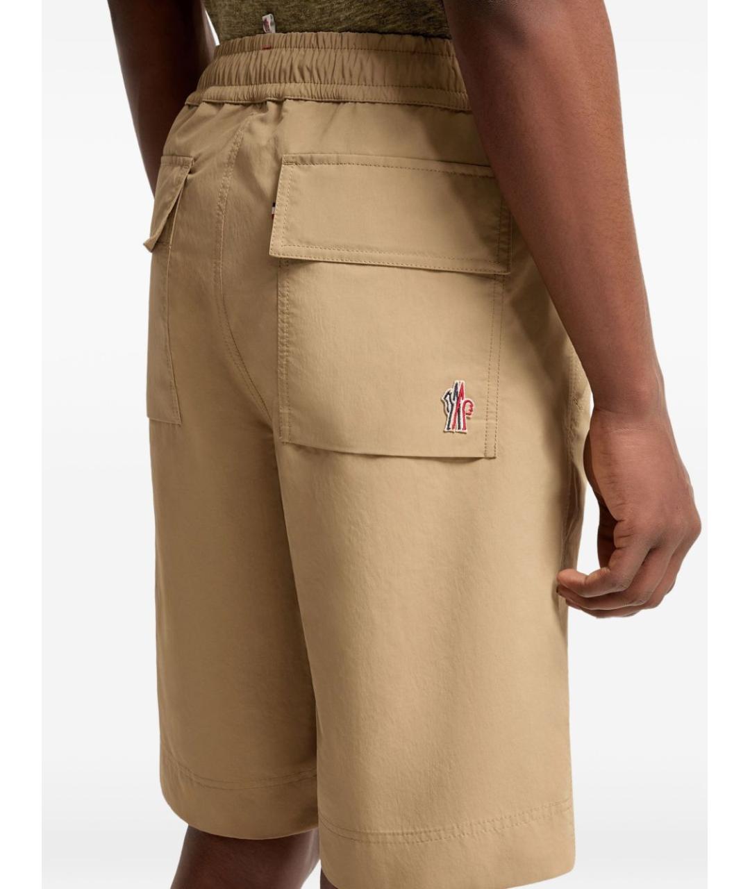 MONCLER GRENOBLE Бежевые шорты, фото 3