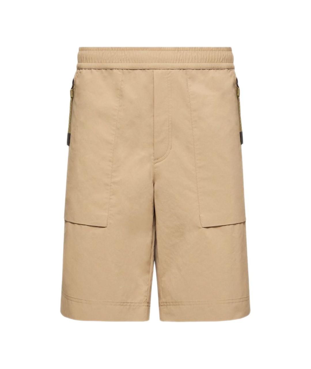 MONCLER GRENOBLE Бежевые шорты, фото 1