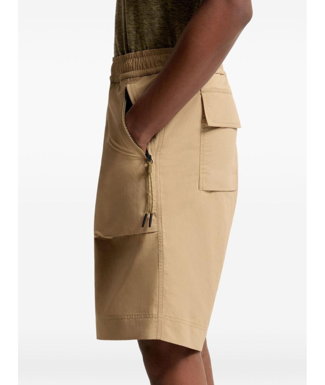 MONCLER GRENOBLE Бежевые шорты, фото 5