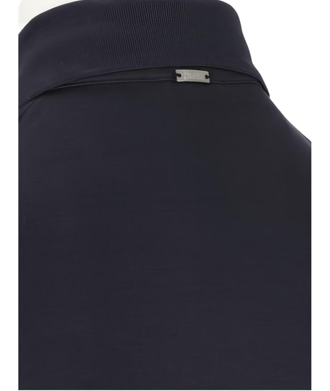 HERNO Синее поло с коротким рукавом, фото 3