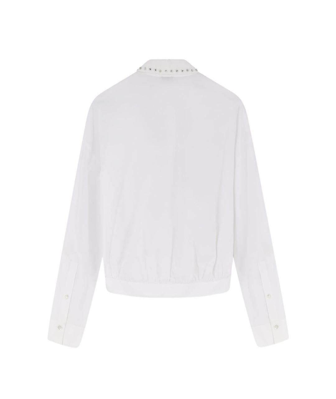 PINKO Белая хлопковая рубашка, фото 2