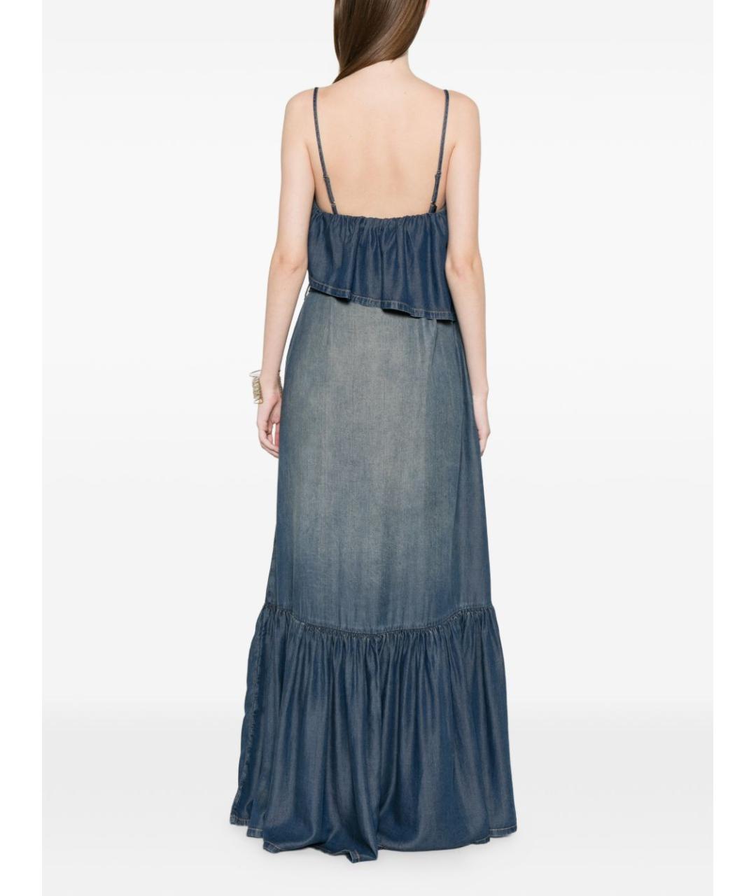PINKO Синее повседневное платье, фото 2