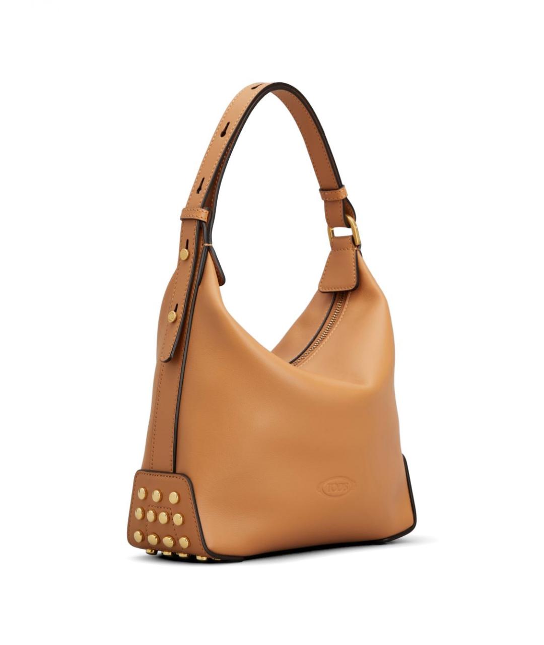 TOD'S Коричневая кожаная сумка через плечо, фото 2