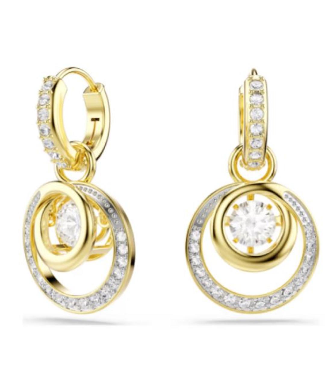 SWAROVSKI Золотые серьги, фото 3