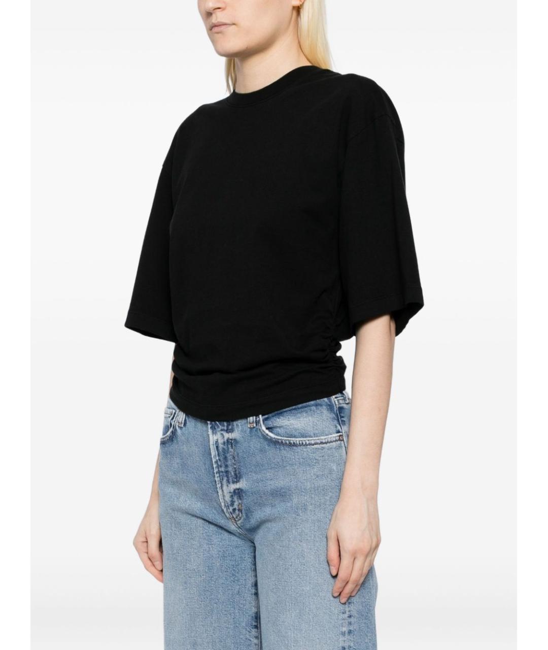 AGOLDE Черная хлопковая футболка, фото 4