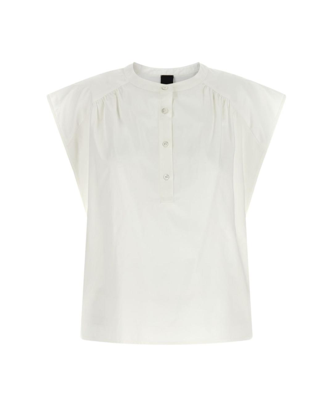 PINKO Белая хлопковая рубашка, фото 1