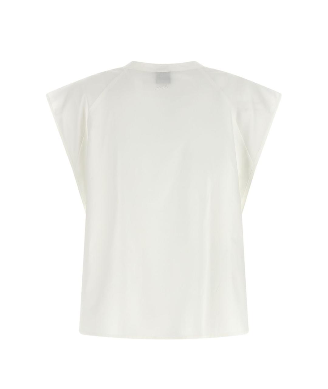 PINKO Белая хлопковая рубашка, фото 2