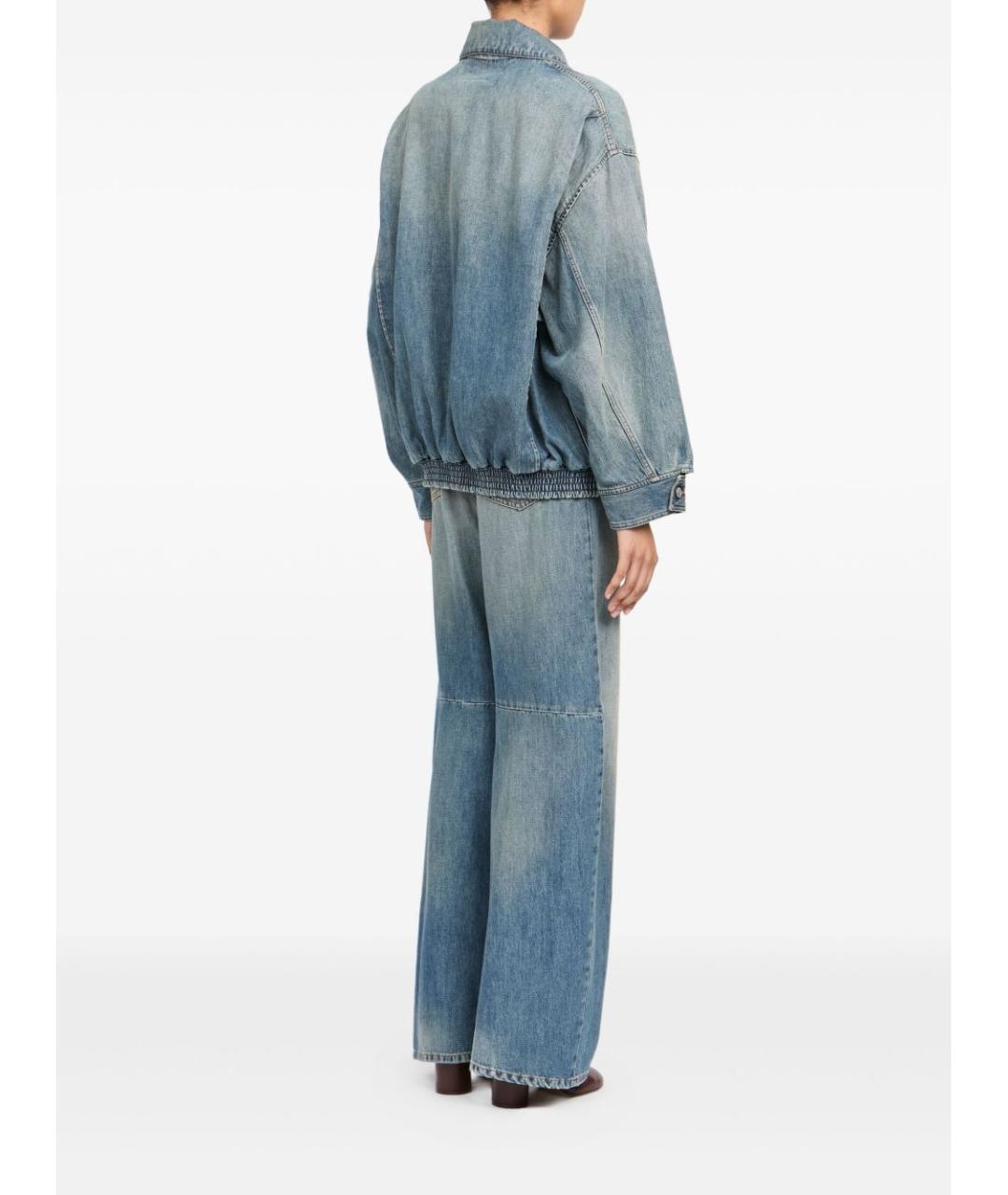 MM6 MAISON MARGIELA Голубая хлопковая куртка, фото 5