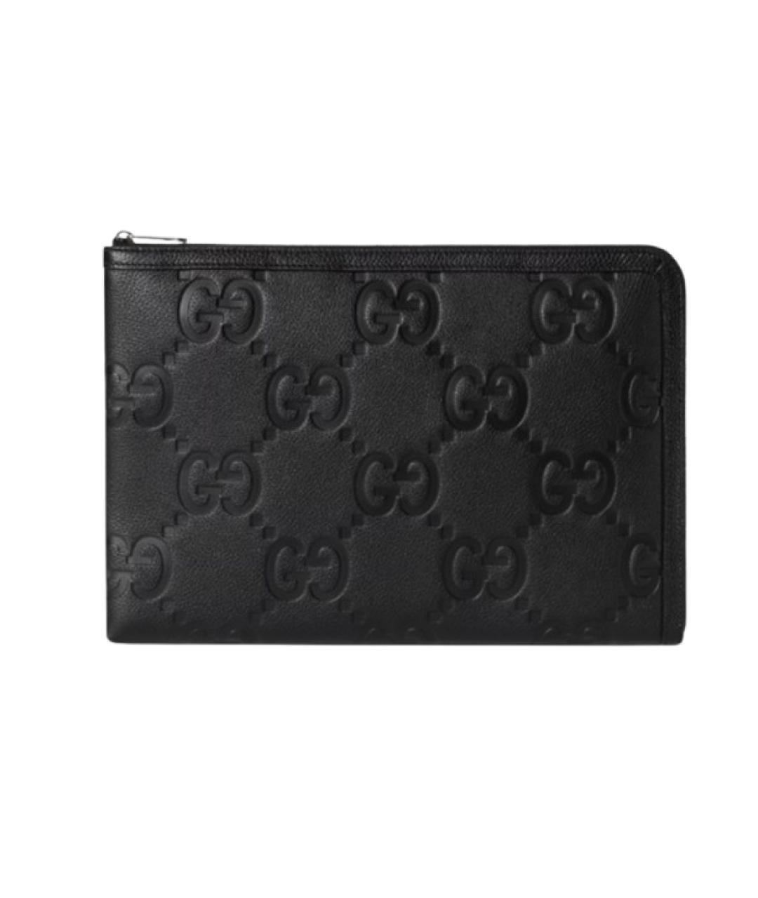 GUCCI Черная кожаная папка для документов, фото 1