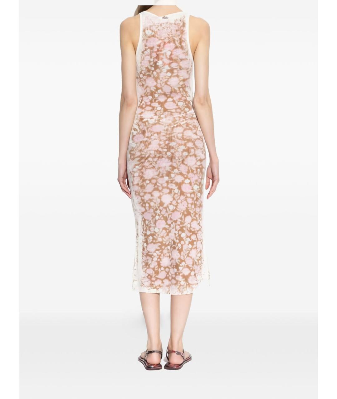 DIESEL Мульти льняное повседневное платье, фото 3