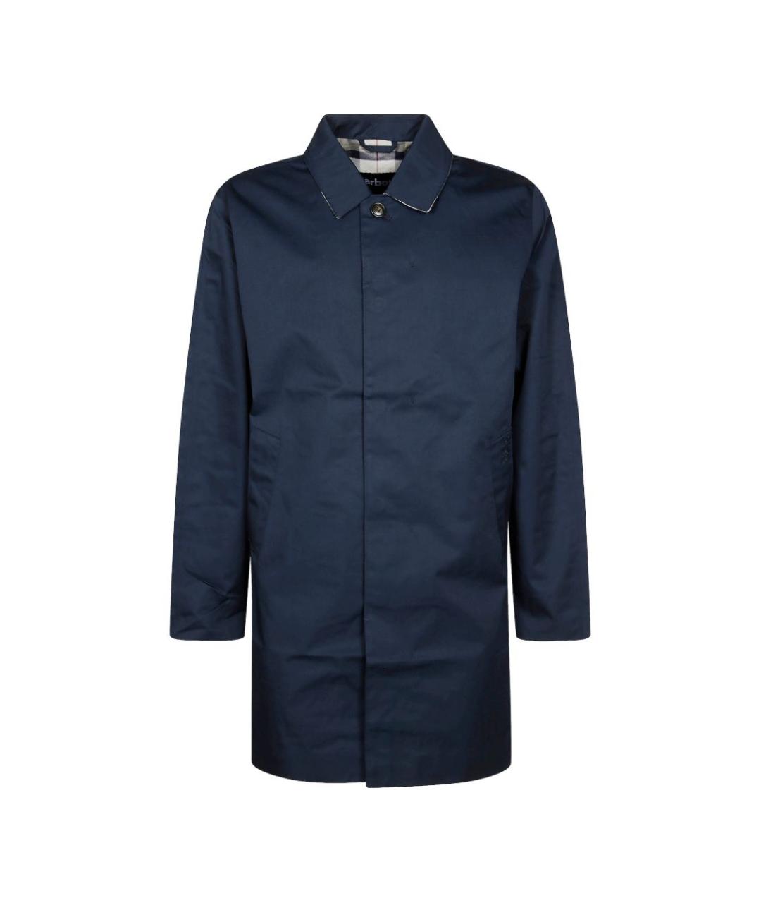 BARBOUR Темно-синее пальто, фото 1