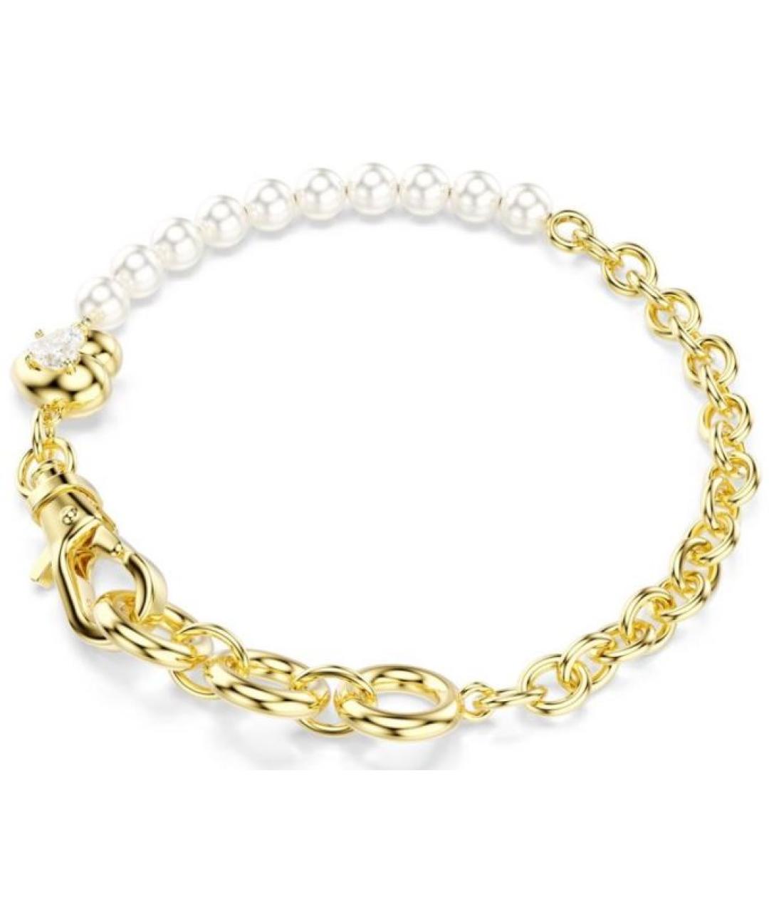 SWAROVSKI Золотой металлический браслет, фото 2