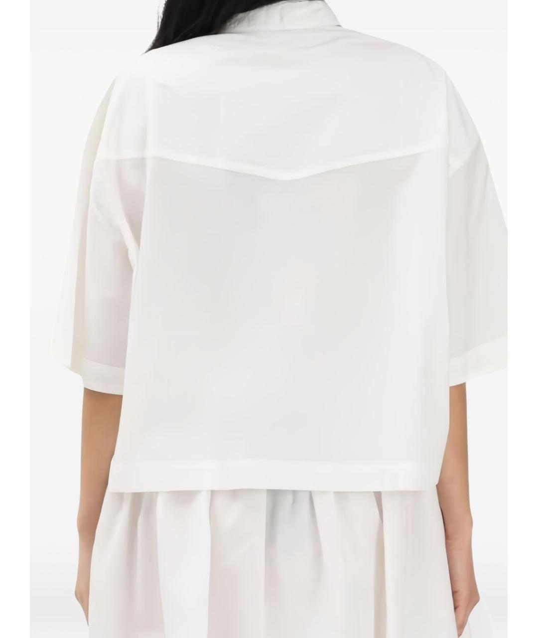 PINKO Белая хлопковая рубашка, фото 2
