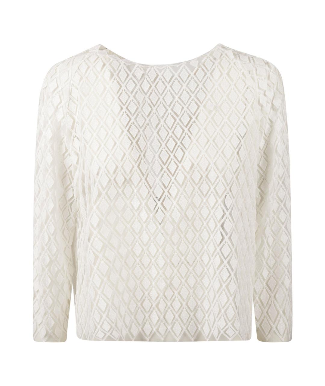 MAX MARA Белая полиамидовая блузы, фото 1