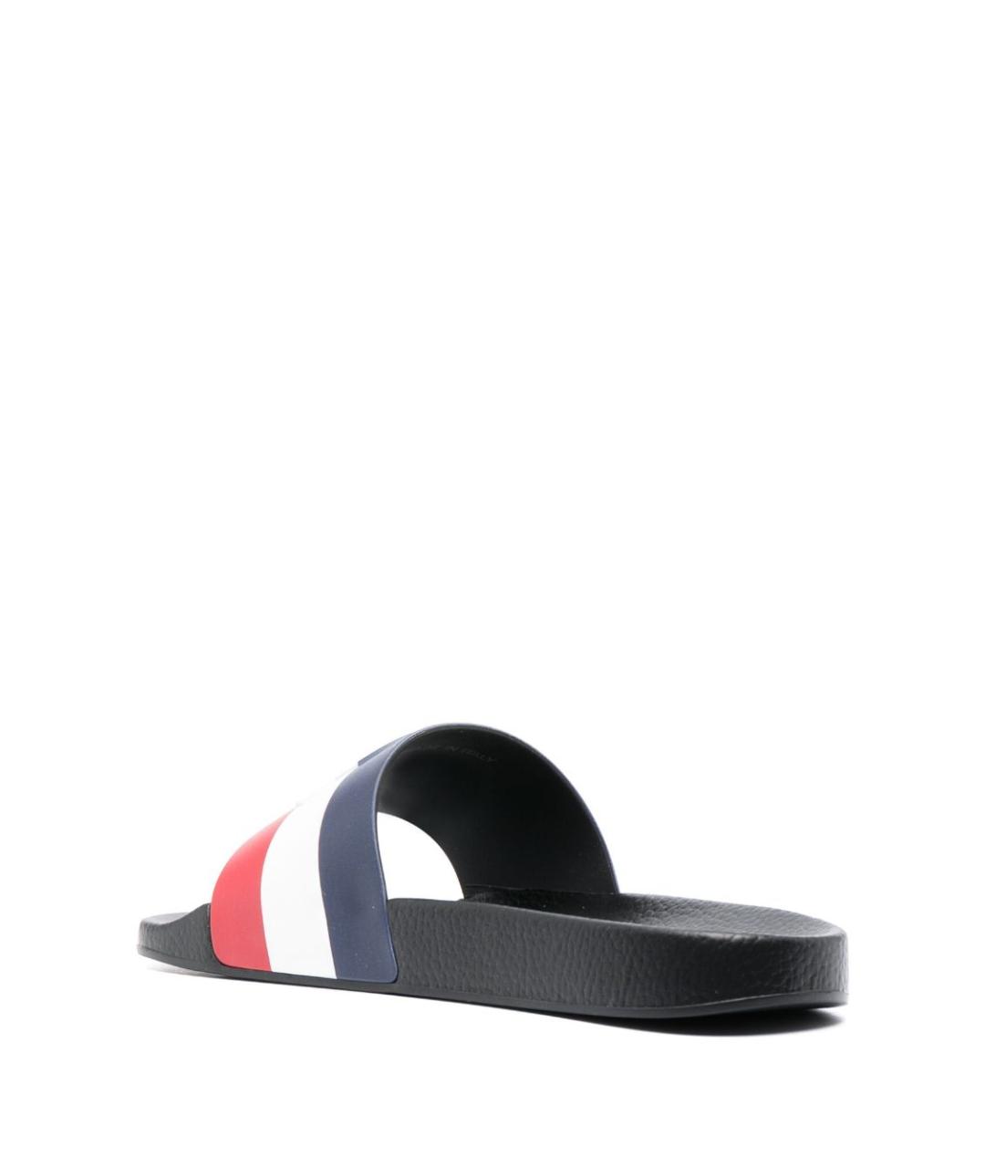 MONCLER Мульти резиновые шлепанцы, фото 4