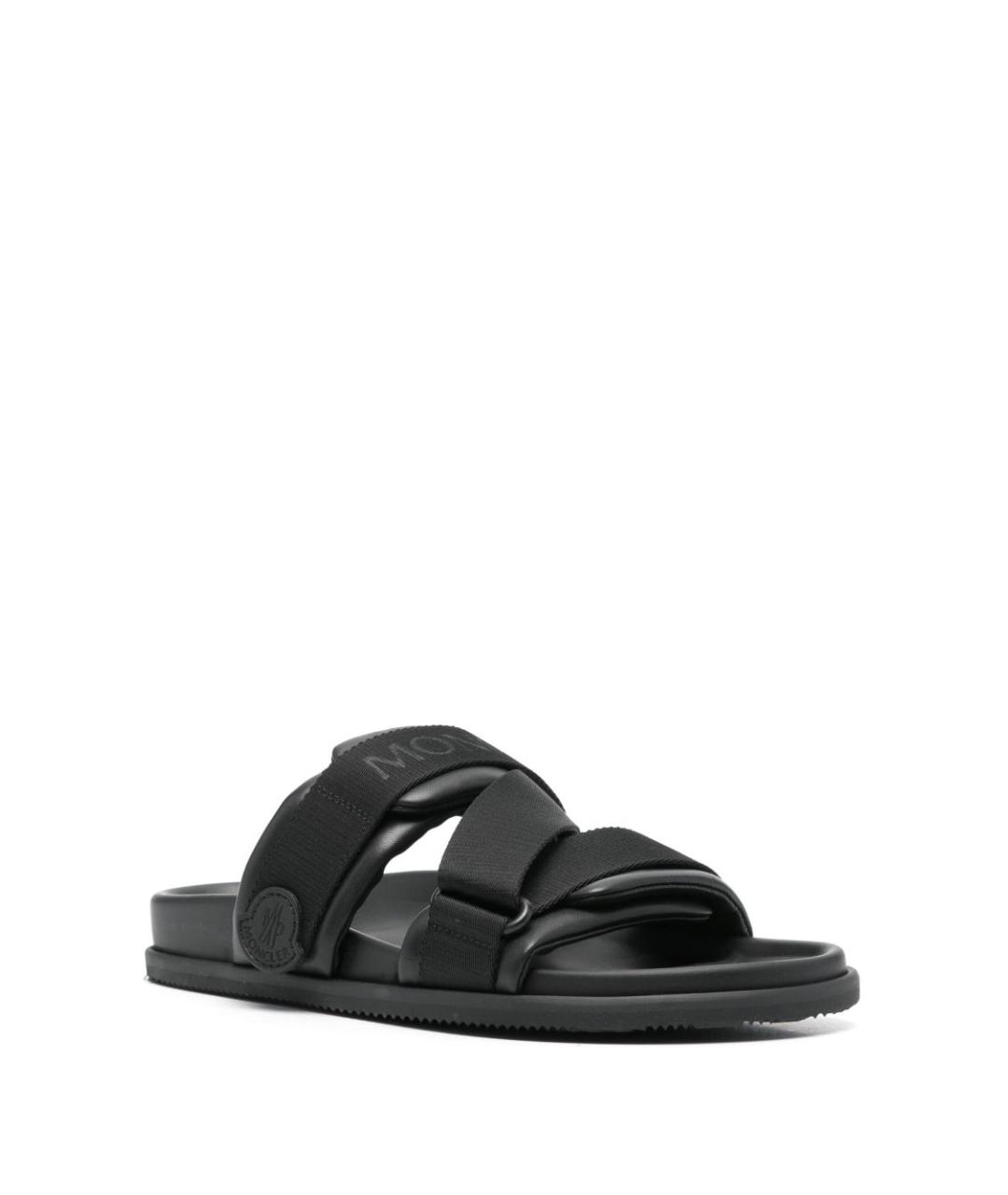 MONCLER Черные сандалии, фото 2