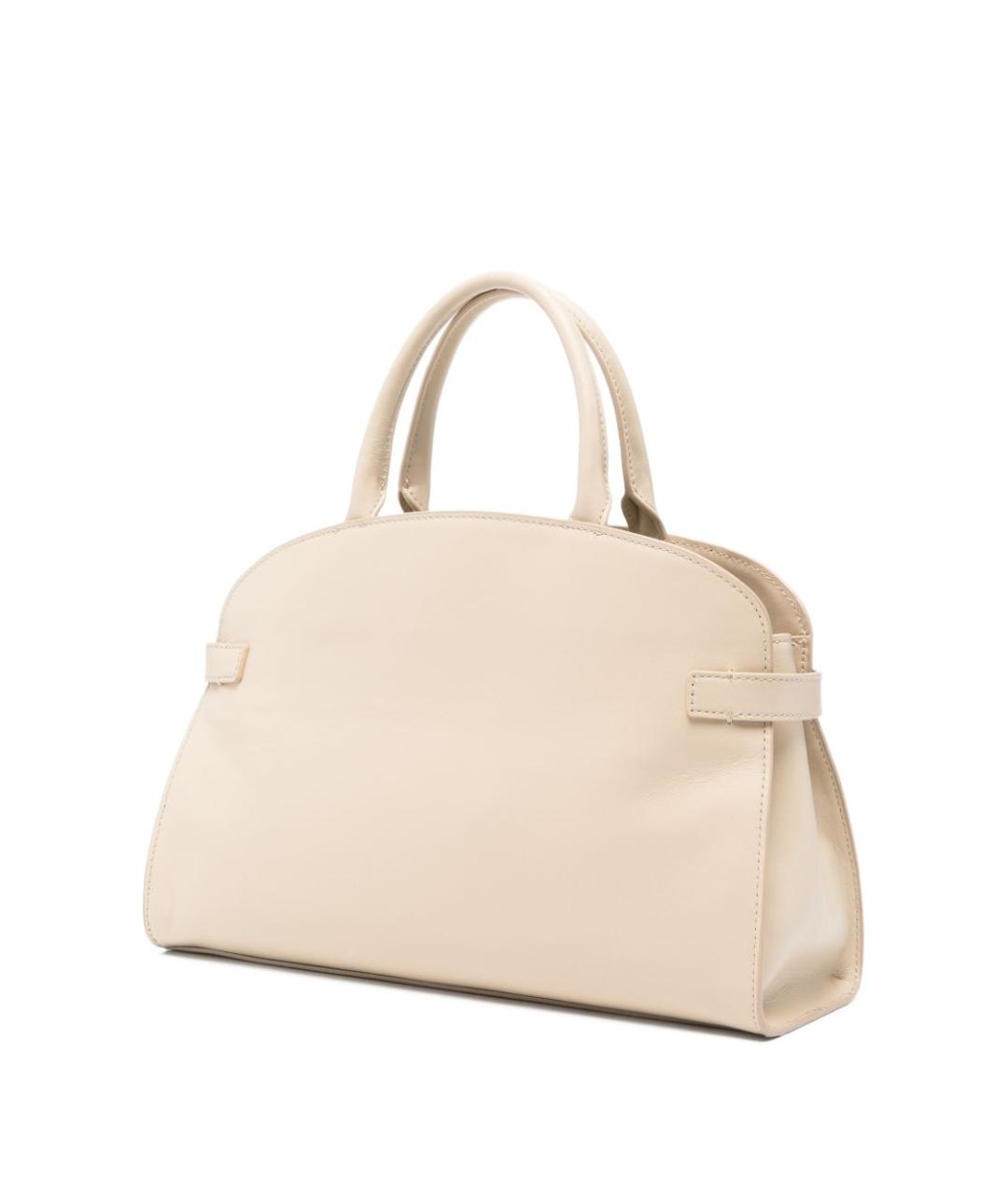 COCCINELLE Бежевая кожаная сумка тоут, фото 4