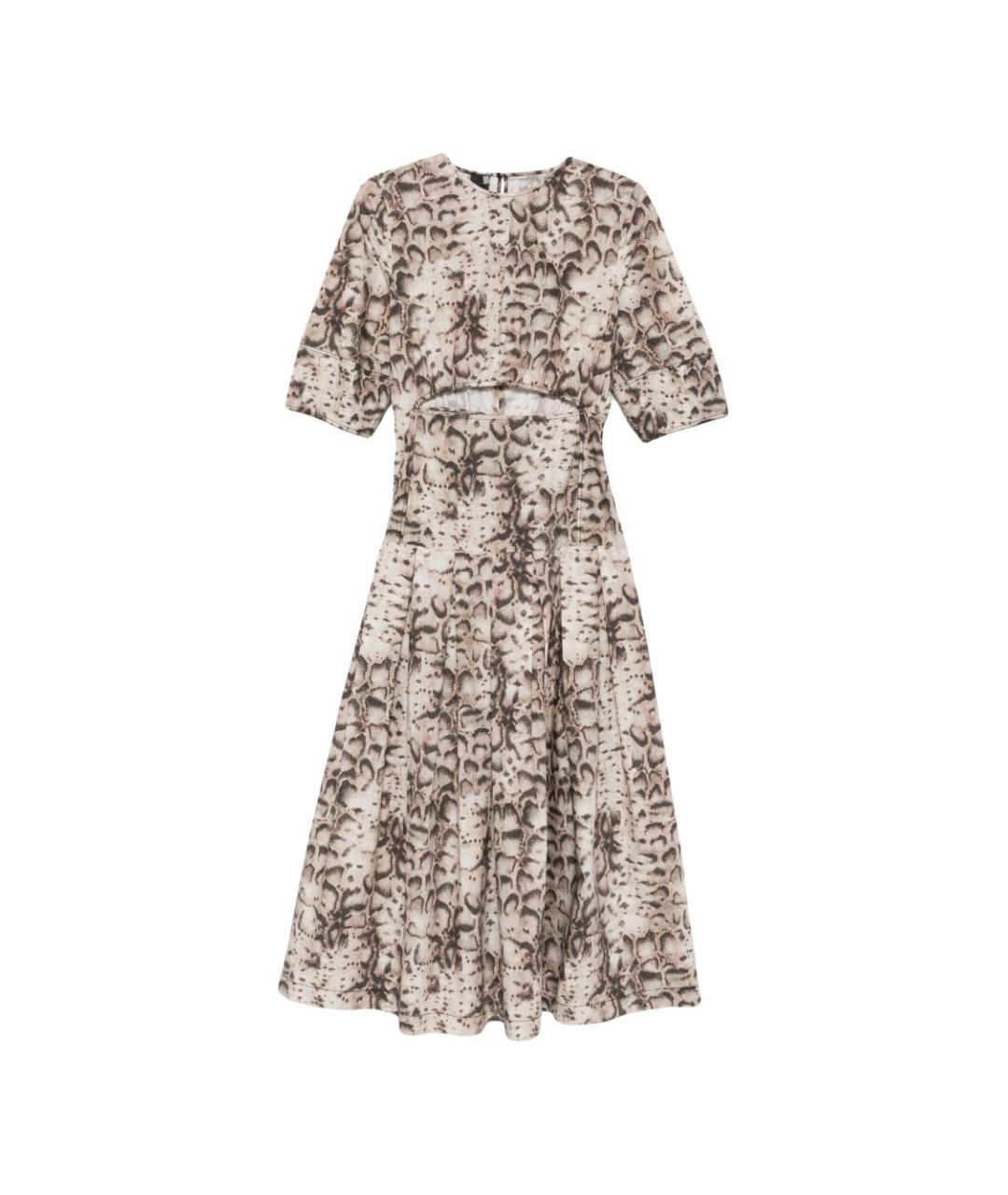 PINKO Мульти хлопковое повседневное платье, фото 1