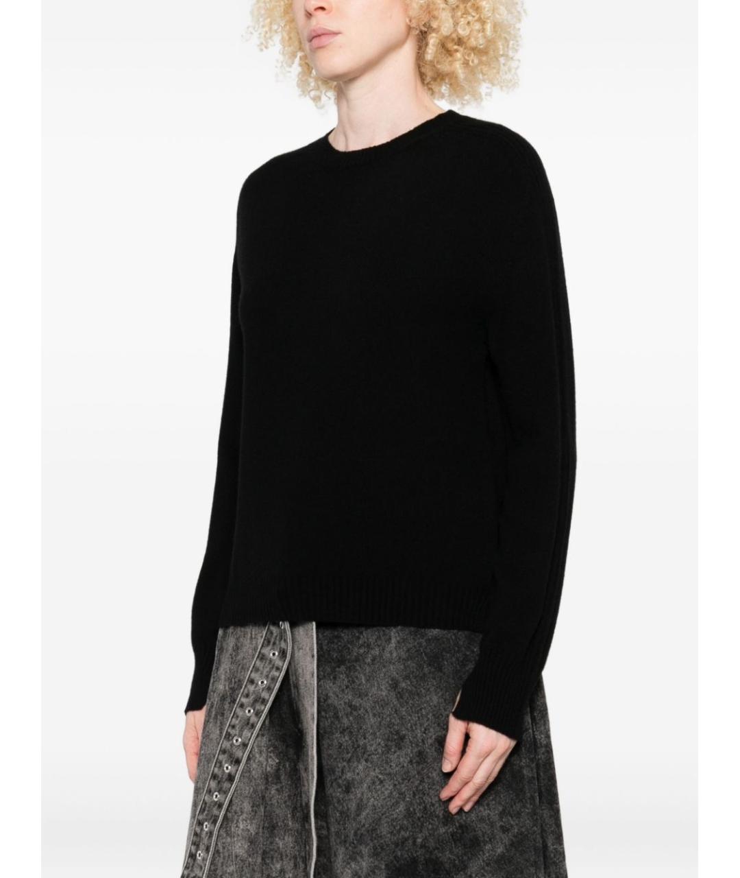 TWIN-SET Черный кашемировый джемпер / свитер, фото 5