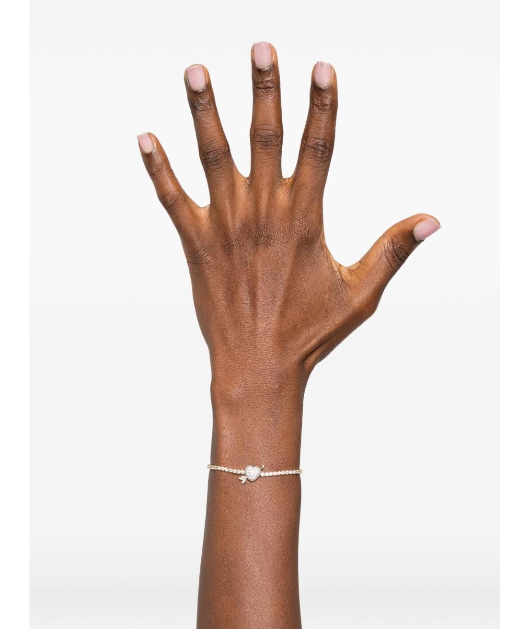 SWAROVSKI Золотой металлический браслет, фото 5