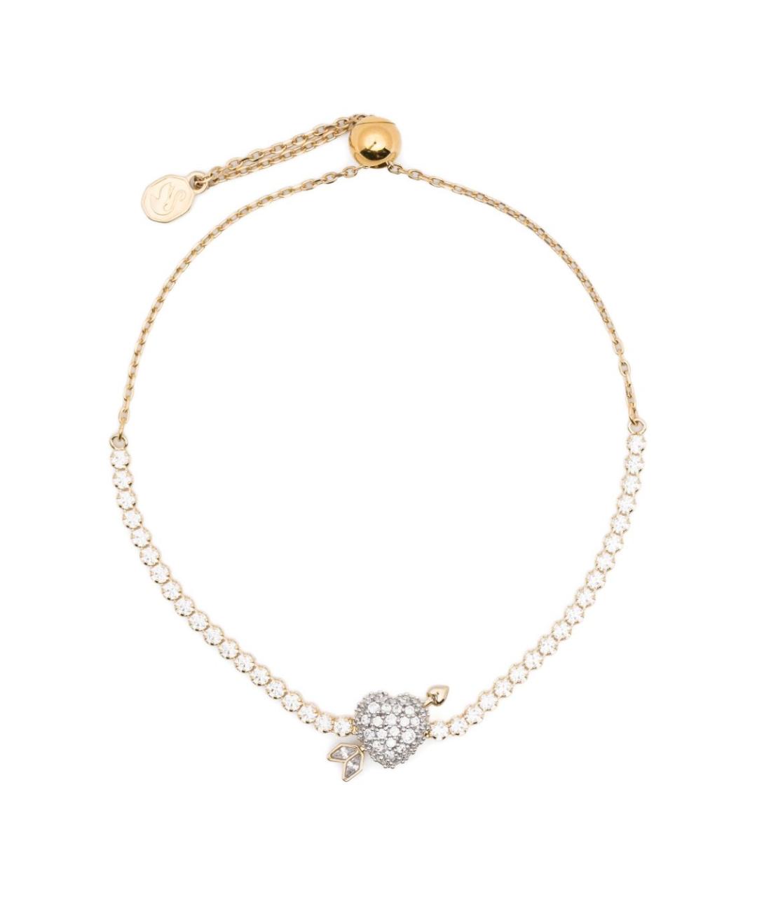 SWAROVSKI Золотой металлический браслет, фото 3