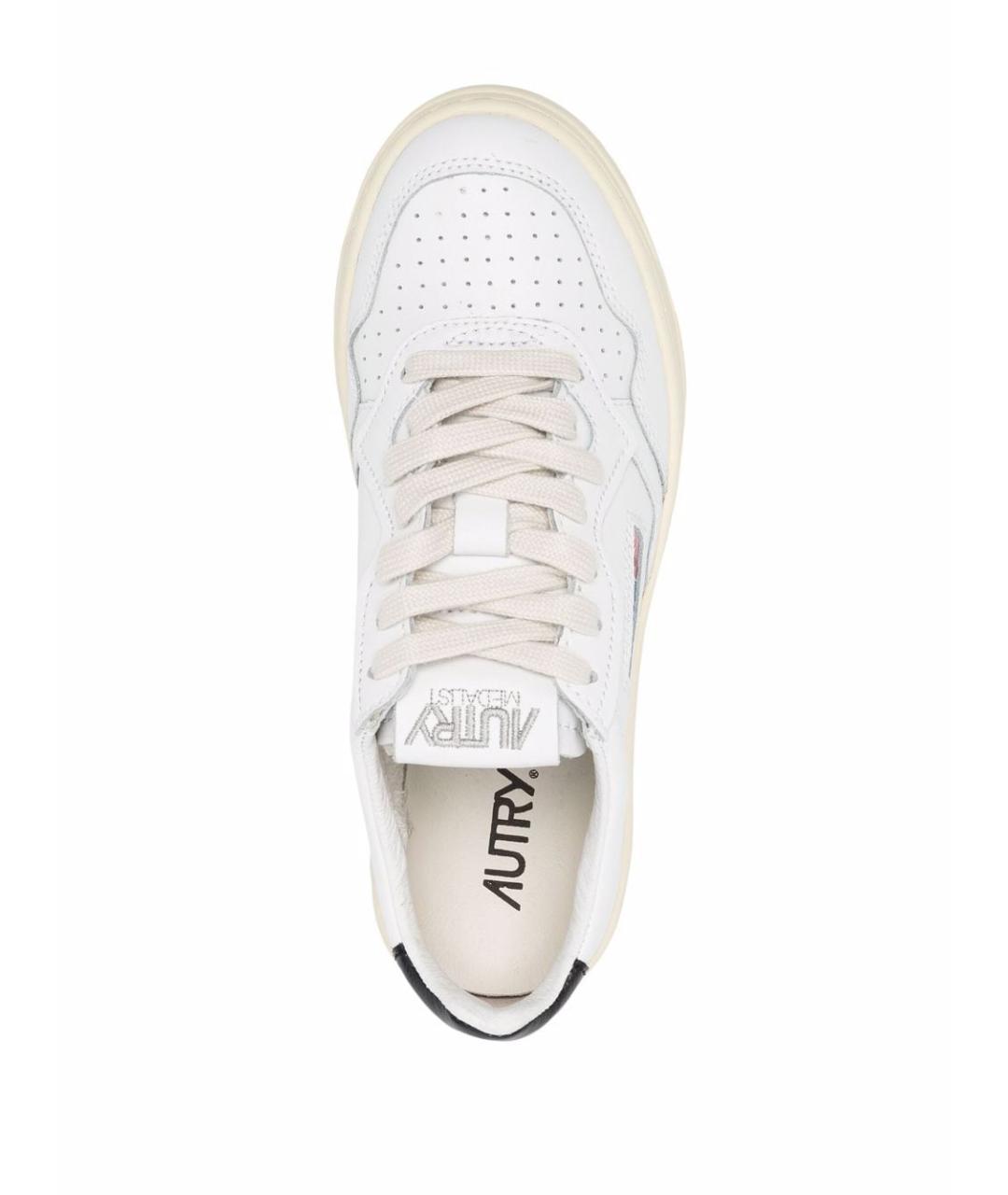 AUTRY Белые кожаные кеды, фото 3