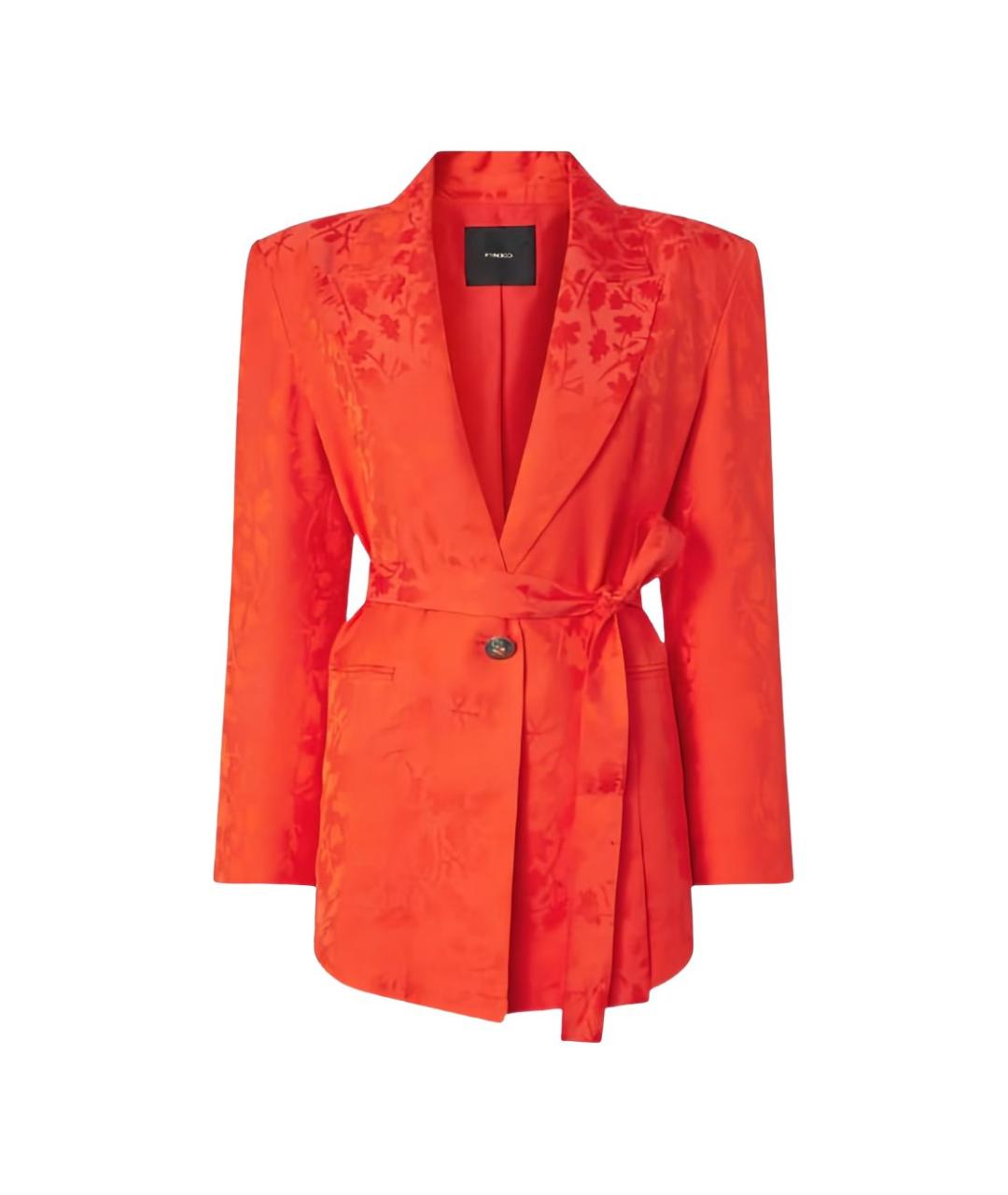 PINKO Оранжевый жакет/пиджак, фото 3