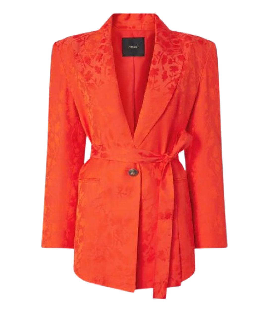 PINKO Оранжевый жакет/пиджак, фото 1
