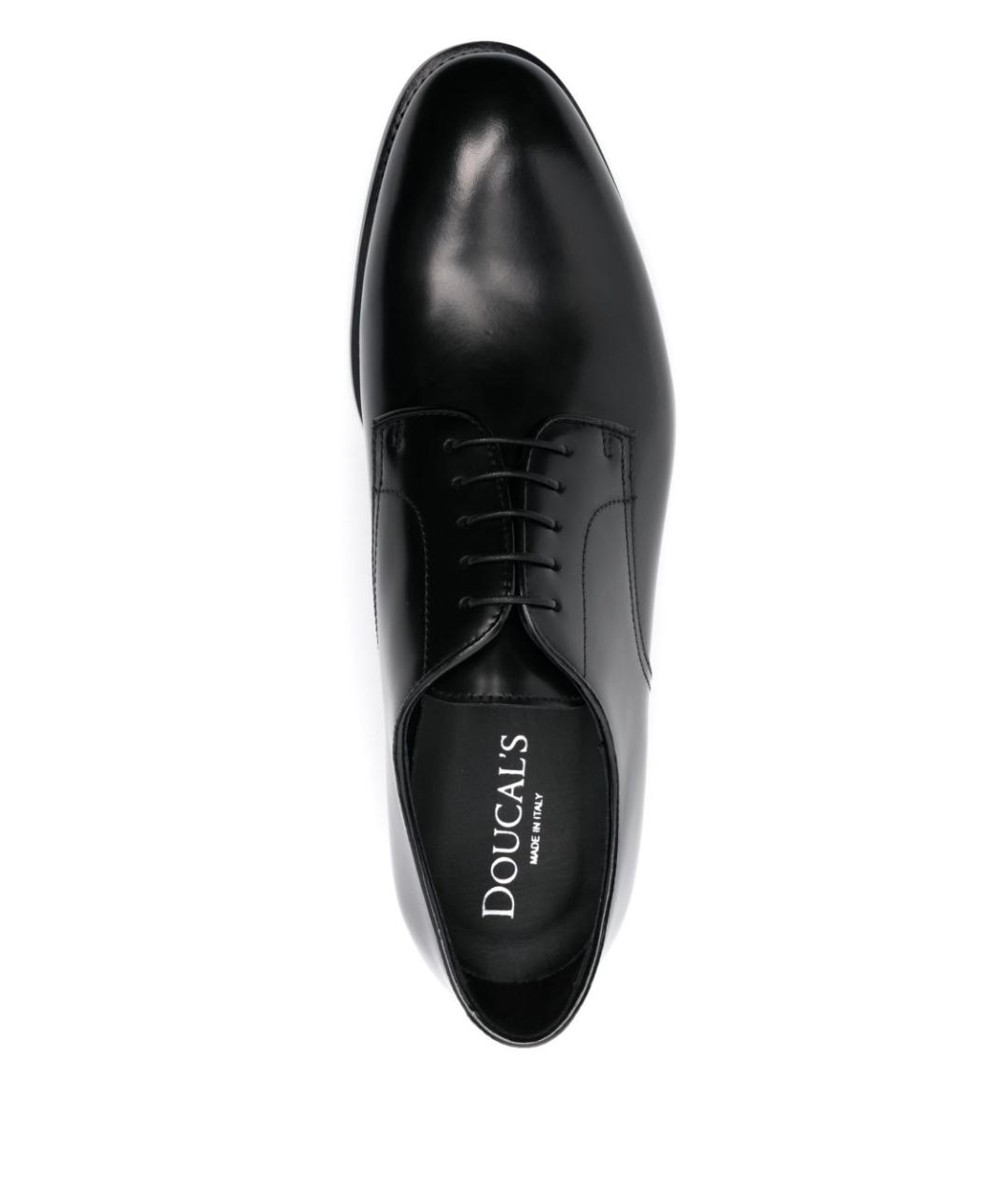 DOUCAL'S Черные кожаные туфли, фото 4