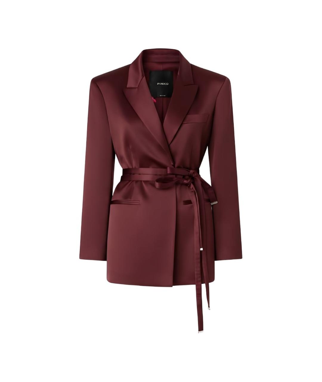PINKO Бордовый жакет/пиджак, фото 4