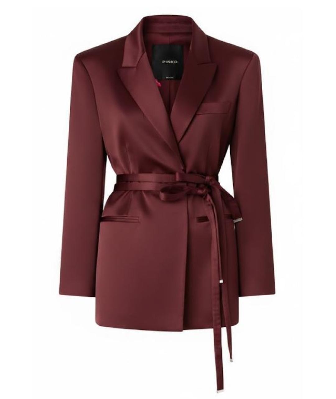 PINKO Бордовый жакет/пиджак, фото 1