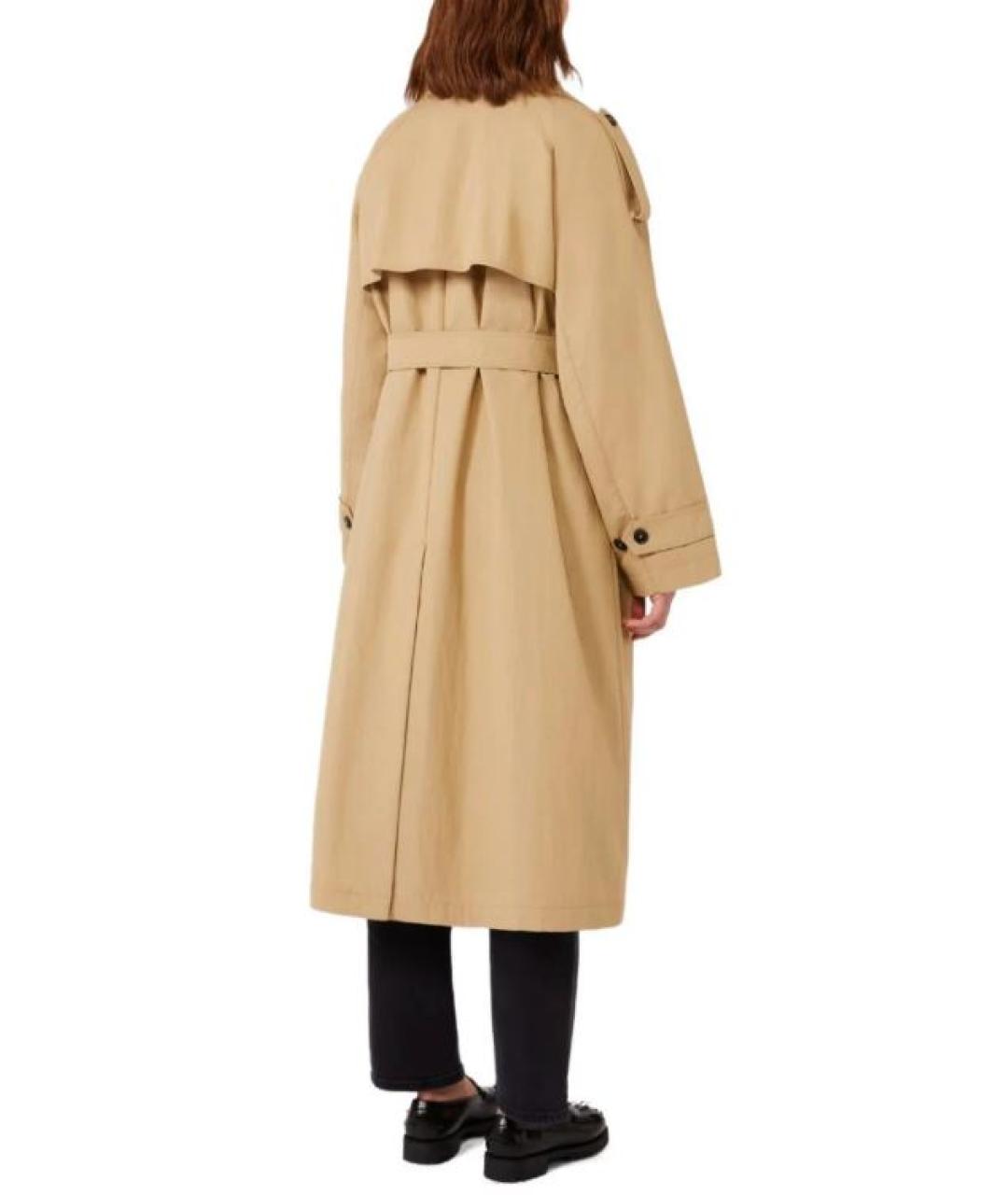WEEKEND MAX MARA Бежевый тренч/плащ, фото 2