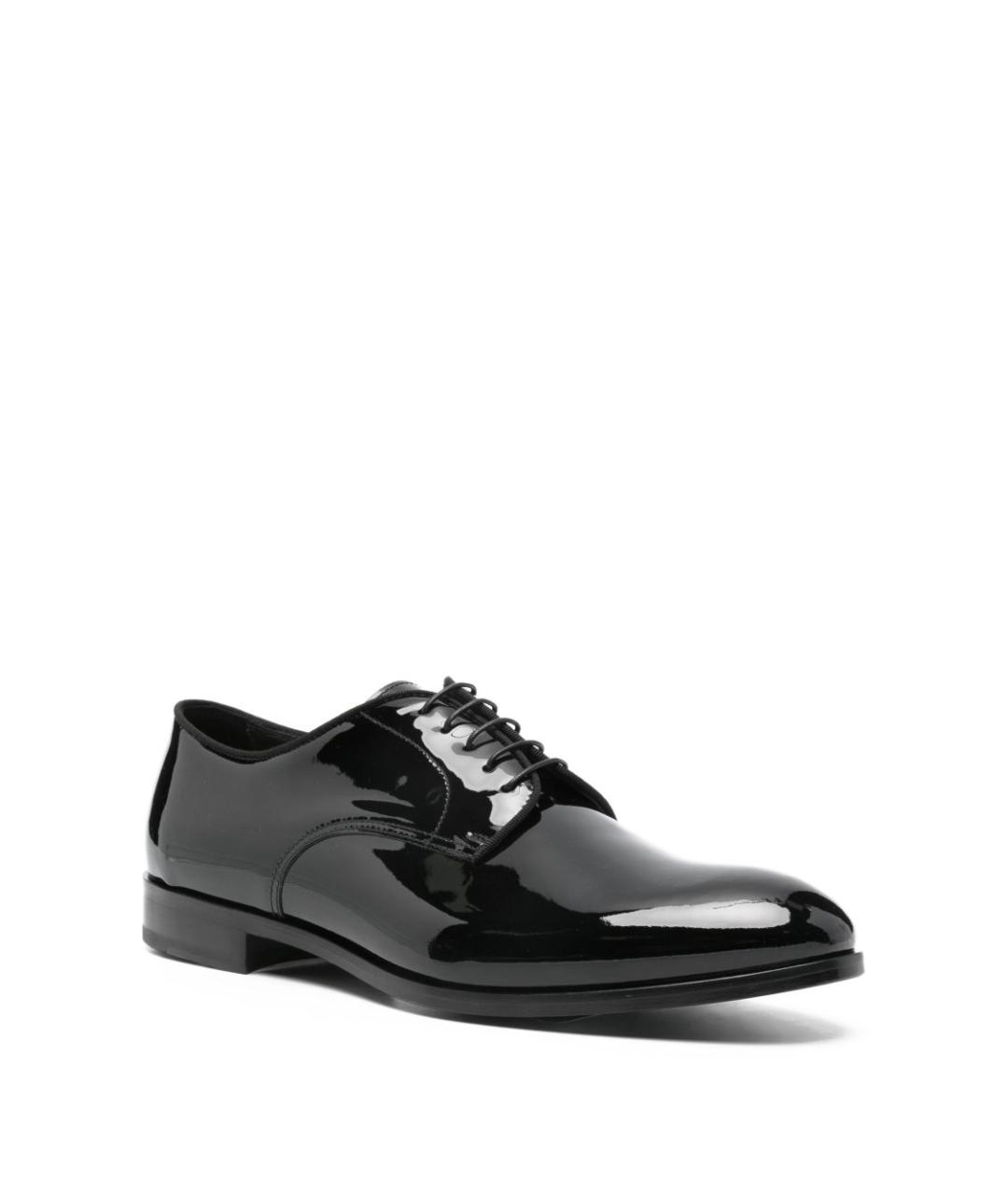 DOUCAL'S Черные туфли из лакированной кожи, фото 4