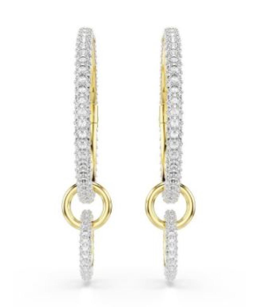 SWAROVSKI Белые серьги, фото 2