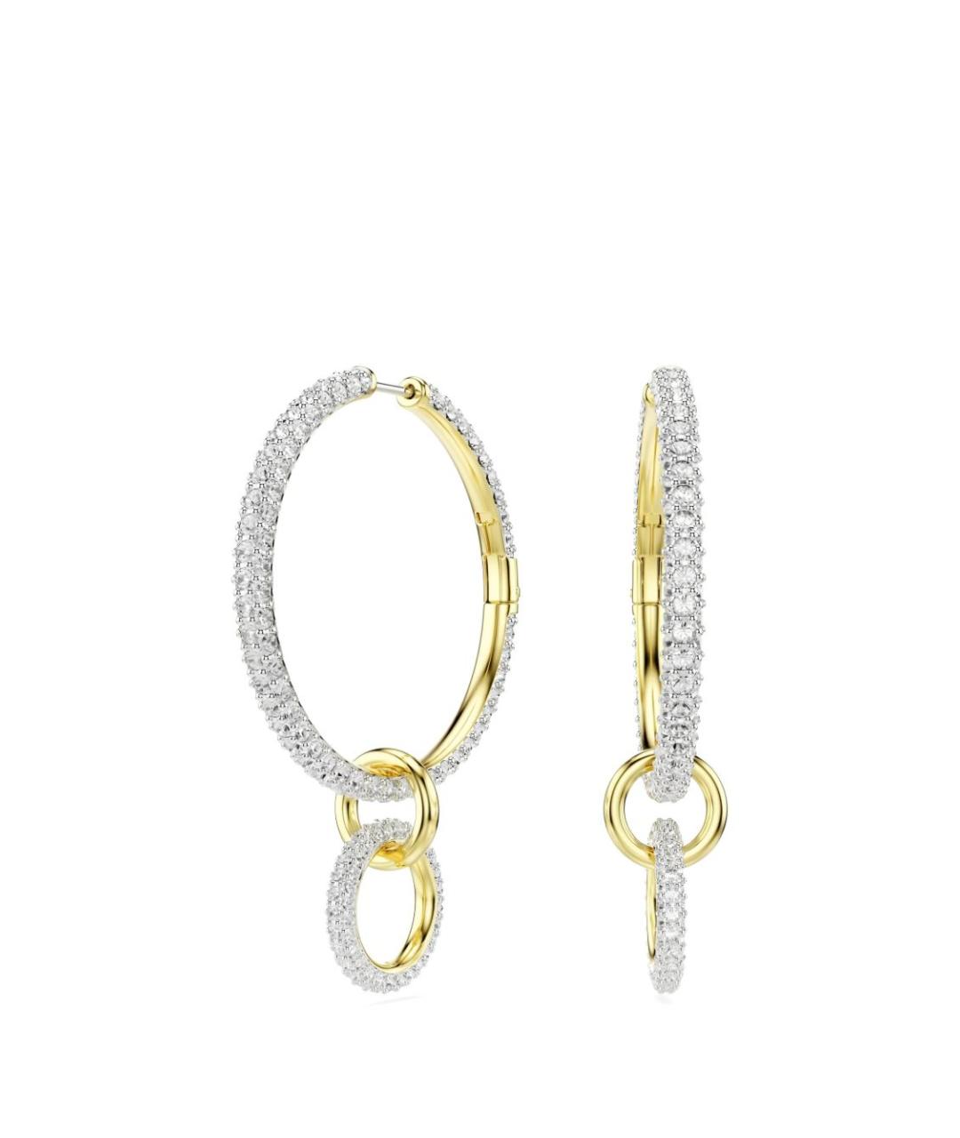 SWAROVSKI Белые серьги, фото 3