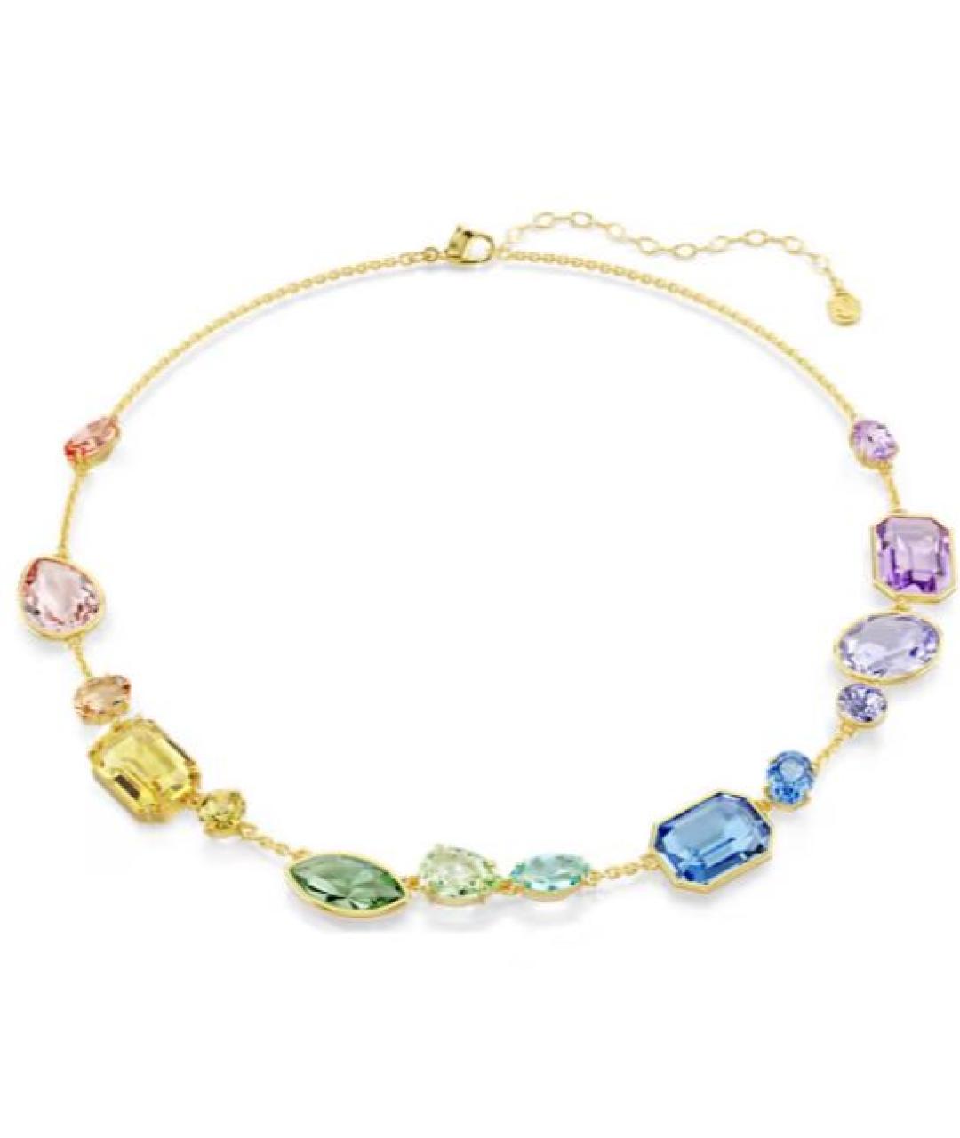 SWAROVSKI Золотое металлическое колье, фото 2